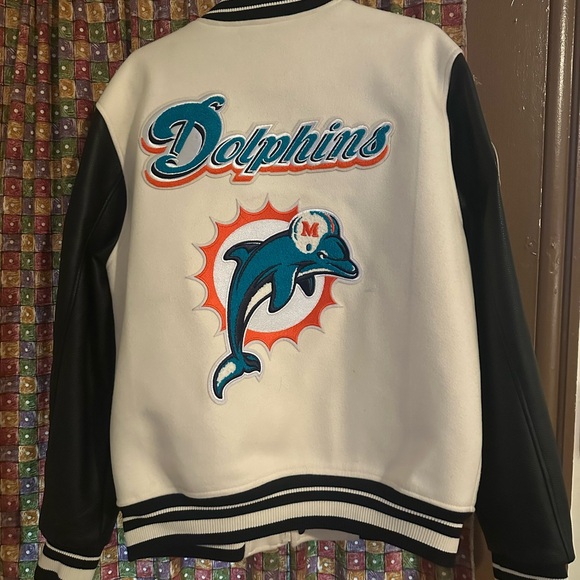 Miami Dolphins Pro Standard Varsi  Jacket - Picture 2 of 2